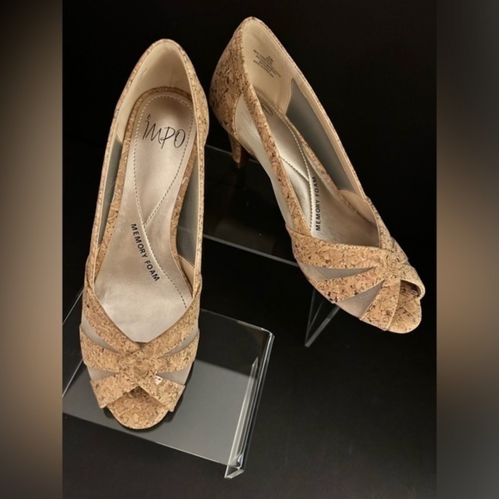 IMPO Esumi Peep Toe Pump NWOT